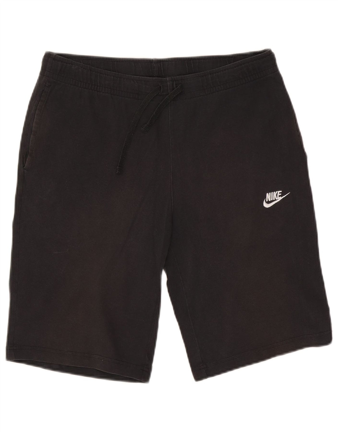 Nike Herren-Sportshorts, mittelgroß, schwarze Baumwolle