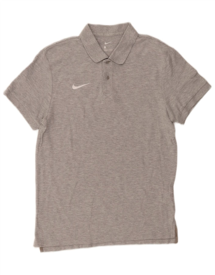 NIKE Mens Polo Shirt Medium Grey Cotton Vintage Nike and Second-Hand Nike from Messina Hembry 