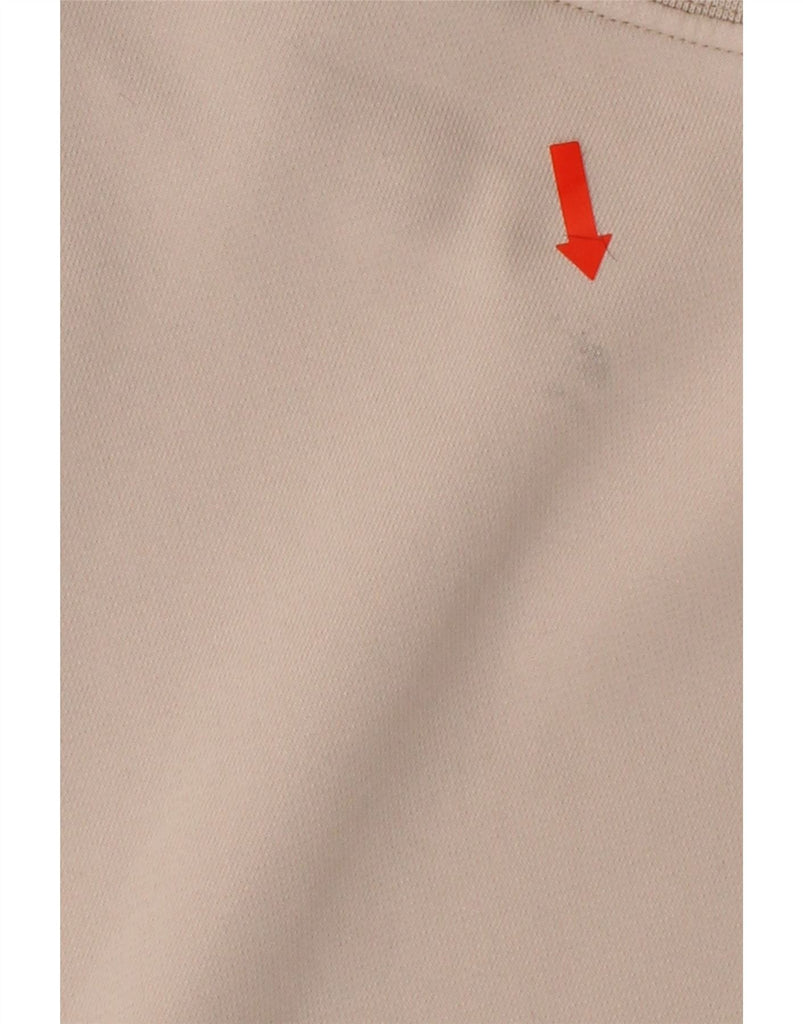 NIKE Womens Crop Loose Fit Sweatshirt Jumper UK 6 XS Beige Cotton Vintage Nike and Second-Hand Nike from Messina Hembry 