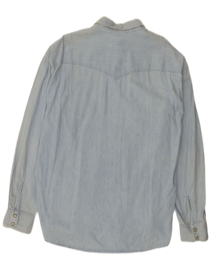 Uniform Herren Jeanshemd XL Blau Baumwolle