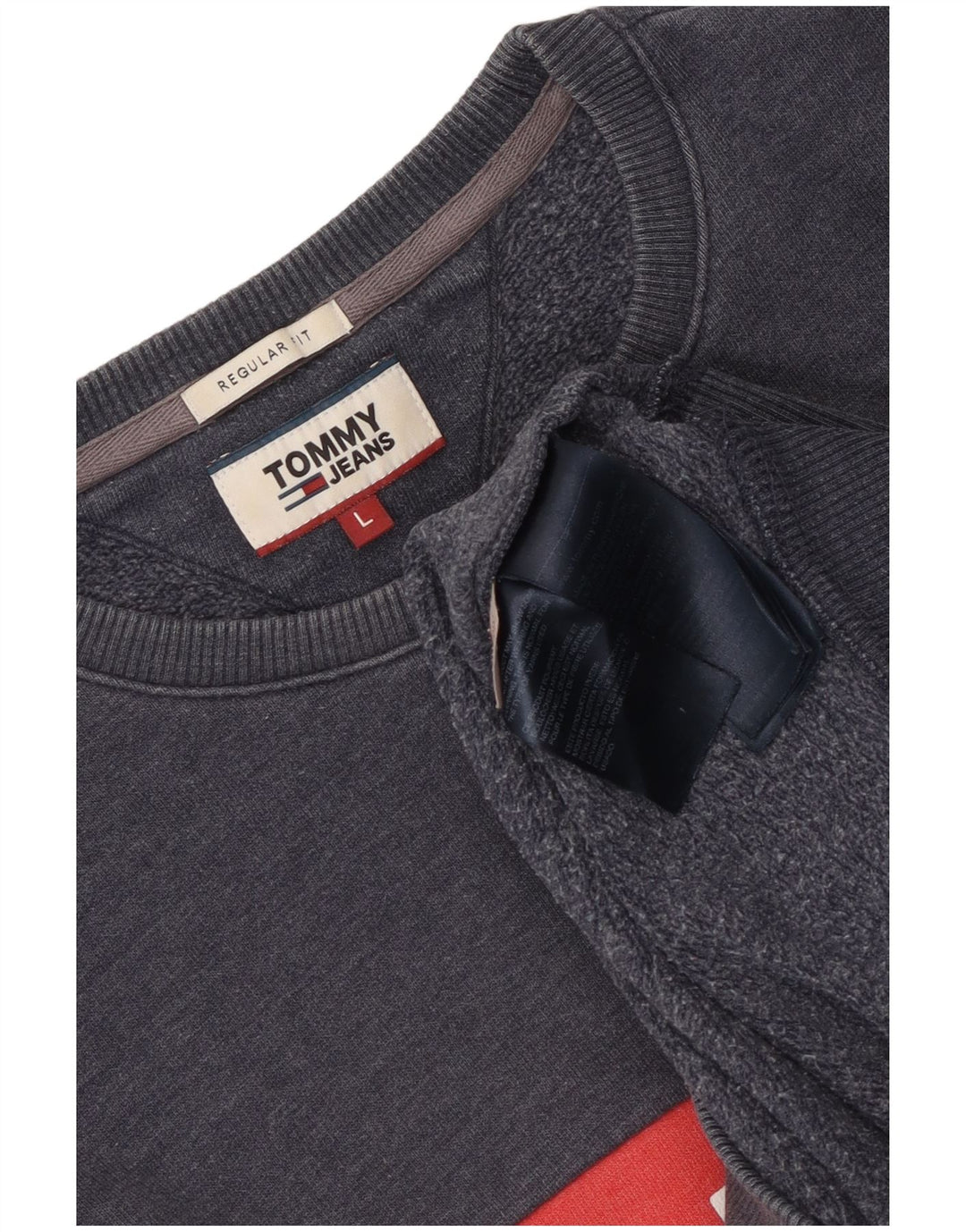 Tommy Hilfiger Herren-Sweatshirt-Pullover, groß, Marineblau, Farbblock