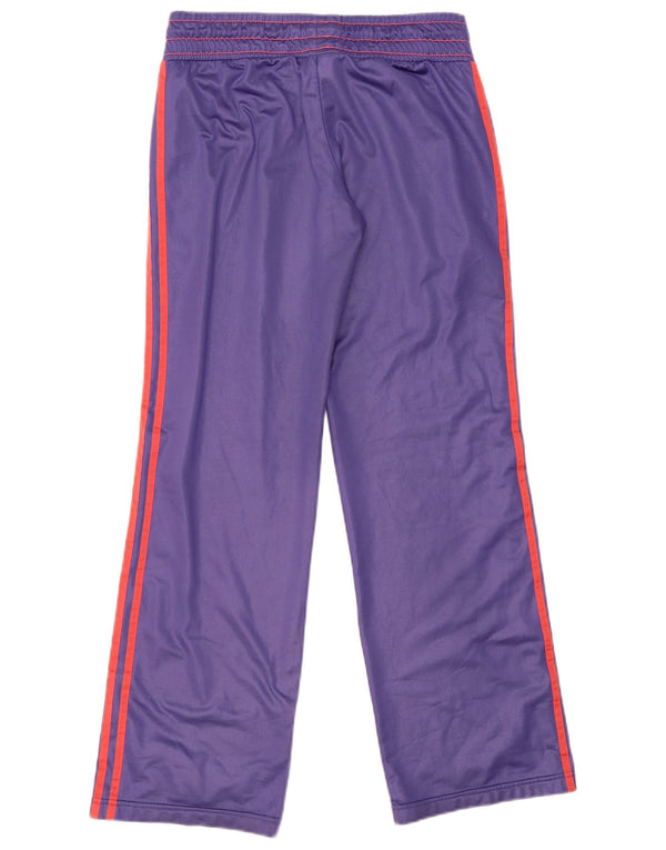 Adidas Damen Trainingshose UK 14 Medium Lila Polyester