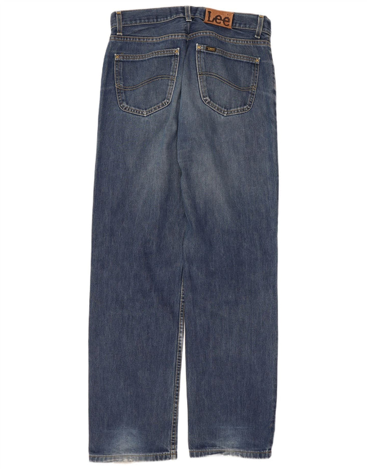 Lee Herren Seattle Loose Jeans W32 L34 Blaue Baumwolle