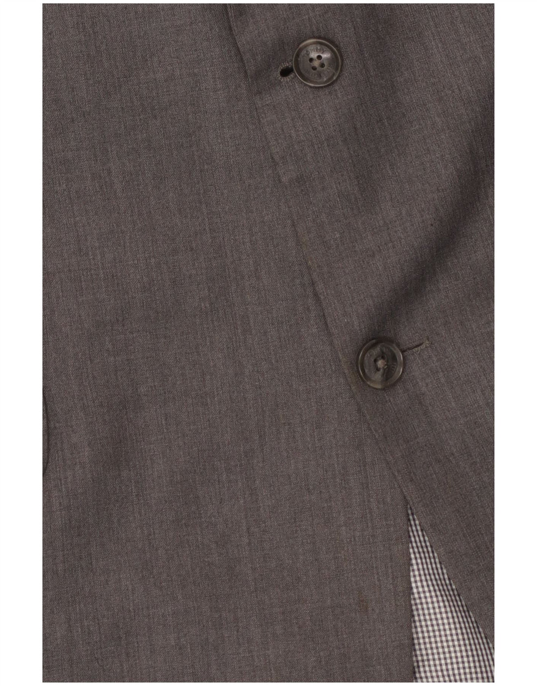Tommy Hilfiger Herren-Blazer mit 2 Knöpfen, UK 42, XL, graue Wolle