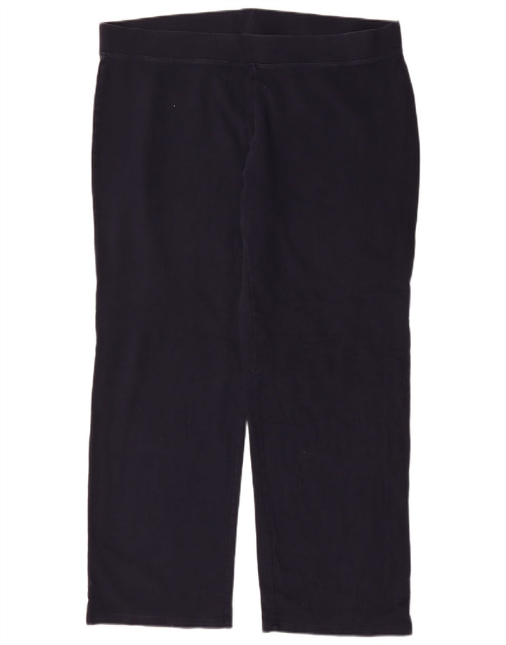 Marks & Spencer Damen Leggings UK 20 2XL Marineblau Baumwolle