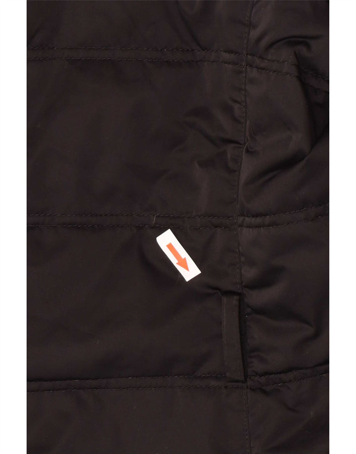 Allegri Damen Wattierte Jacke IT 46 Large Schwarz Polyester