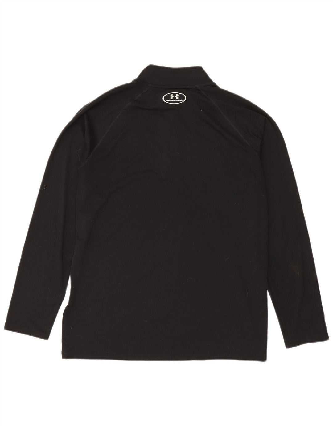 Under Armour Herren Heat Gear Pullover-Trainingsoberteil mit Reißverschluss, Mittelschwarz