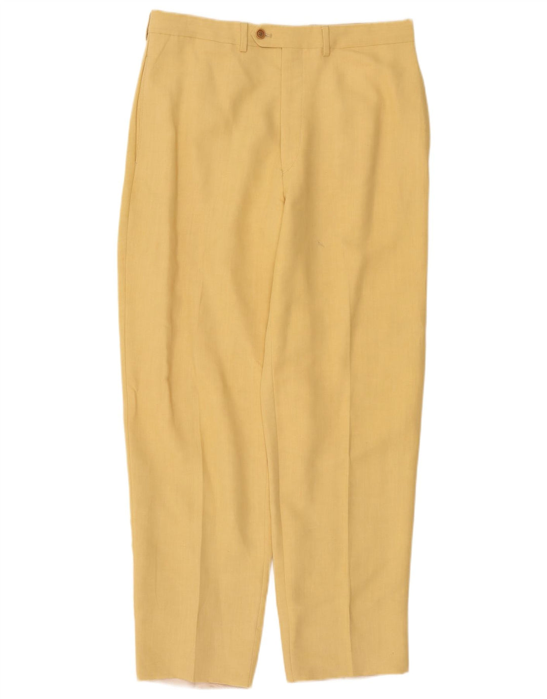 Missoni Herren-Anzug mit 3 Knöpfen, 2-teilig, IT 50, Größe L, W34, L30, gelbe Viskose