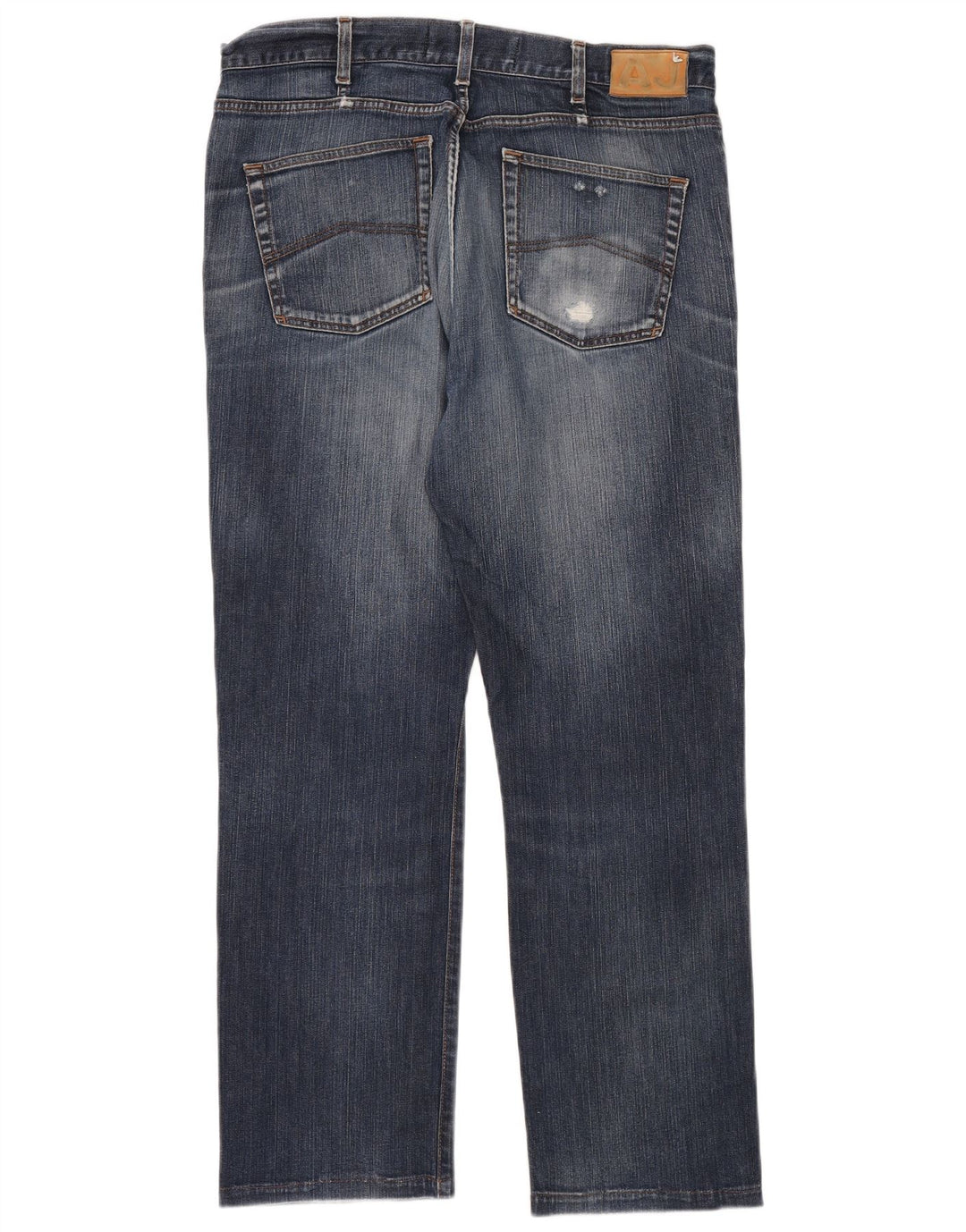 ARMANI Herren Straight Jeans W36 L30 Blau