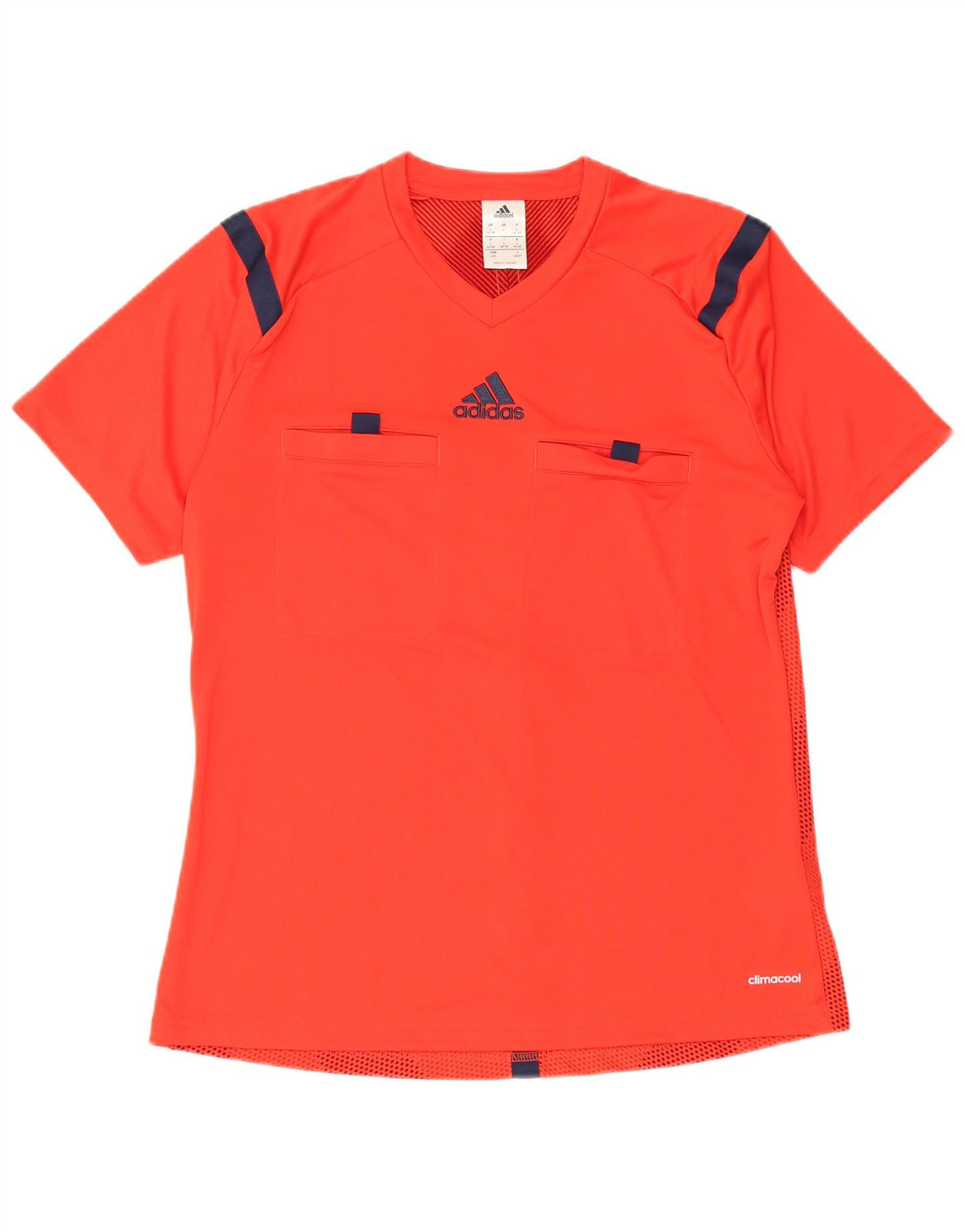 Adidas Climacool T-Shirt für Jungen, 15–16 Jahre, groß, rot gestreift, Polyester