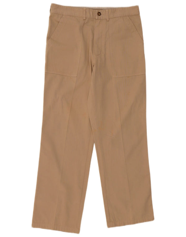 Gerade Chino-Hose für Damen von Avirex, W31, L28, Beige, Baumwolle