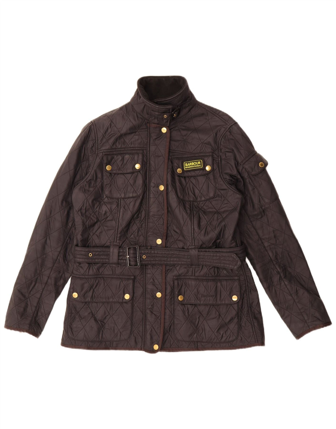 Barbour Damen Steppjacke UK 14 Large Schwarz