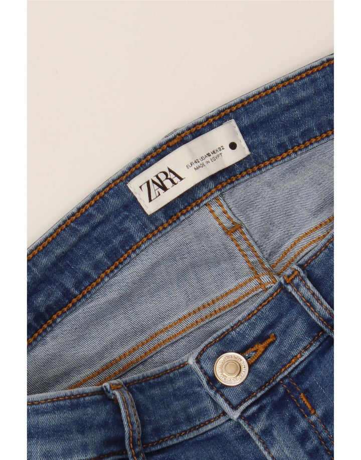 ZARA Womens Cropped Jeans EU 42 Large W32 L26 Blue Cotton Vintage Zara and Second-Hand Zara from Messina Hembry 