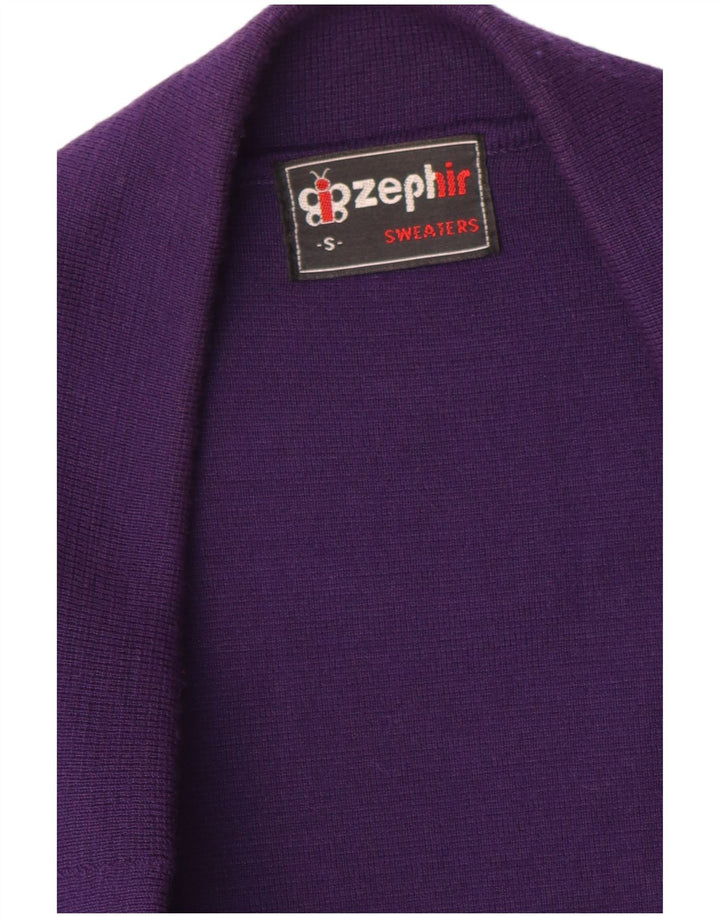 Vintage Damen 3-Knopf-Blazerjacke UK 10 Klein Lila