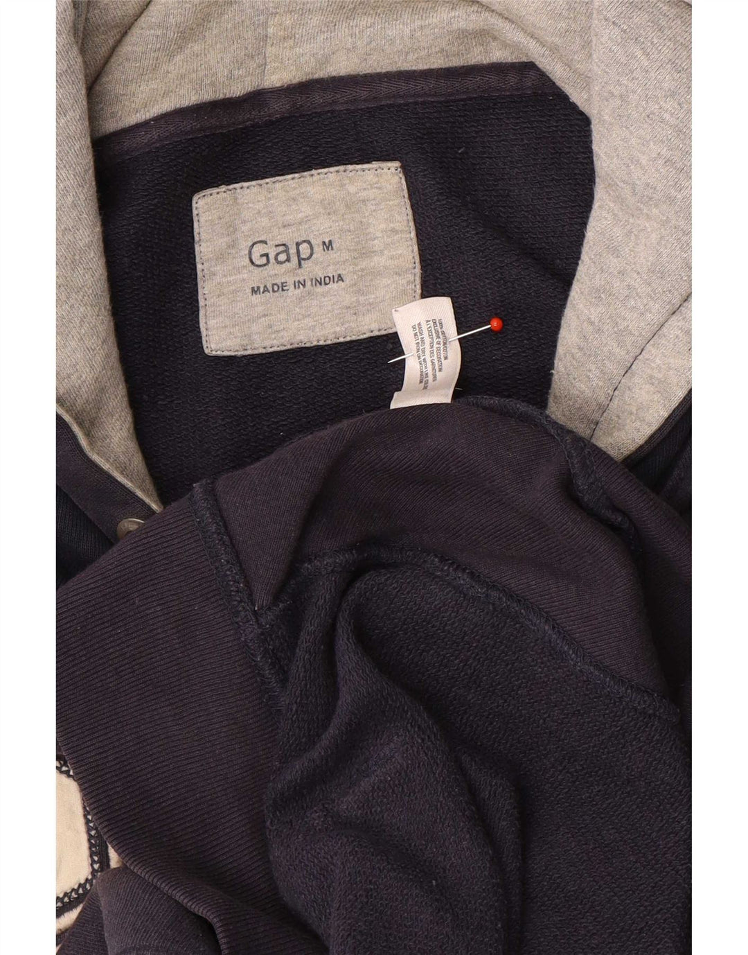Gap Herren-Kapuzenpullover mit Grafik, mittelmarineblaue Baumwolle