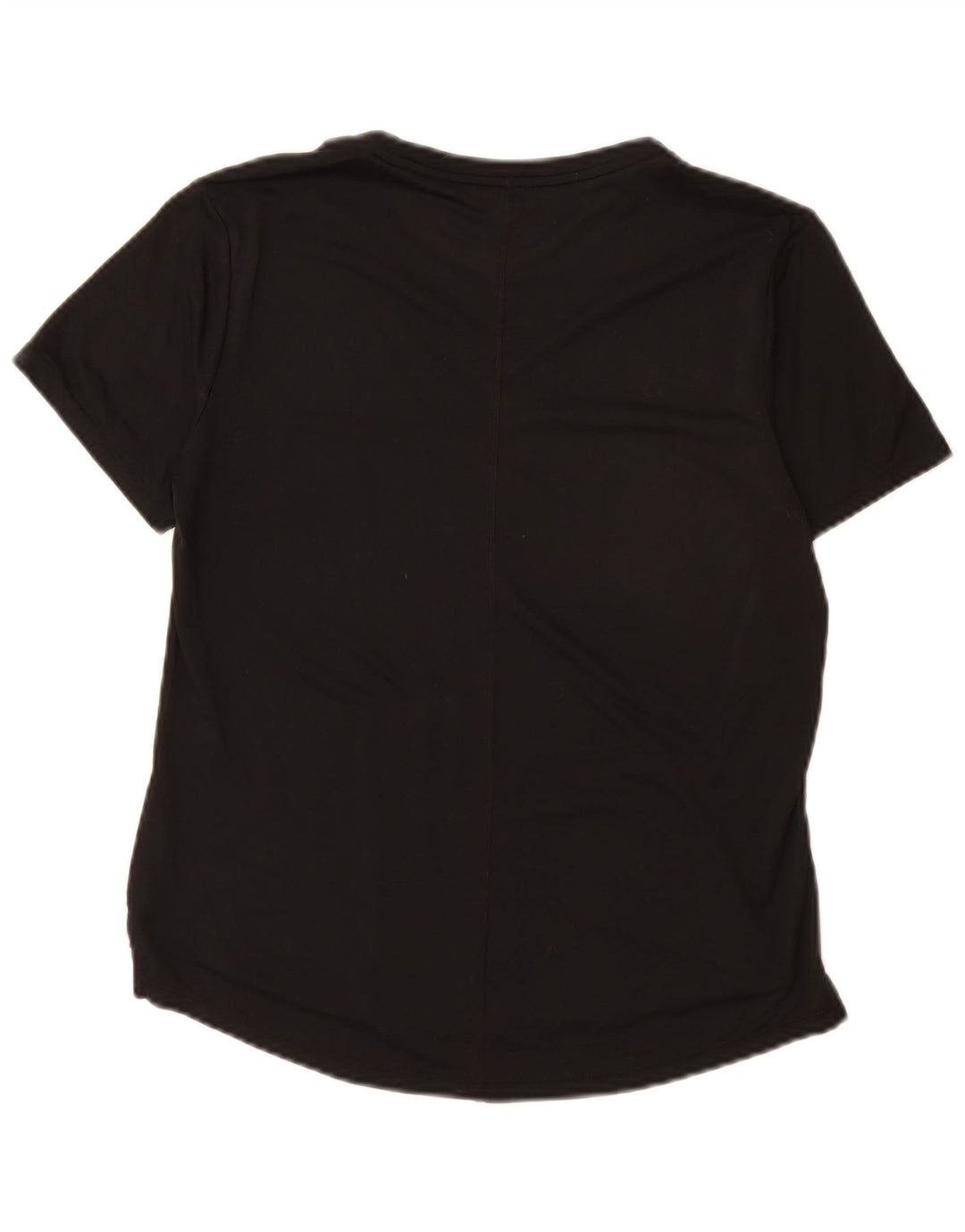 Nike Damen Dri Fit T-Shirt Top UK 10 Small Schwarz Polyester