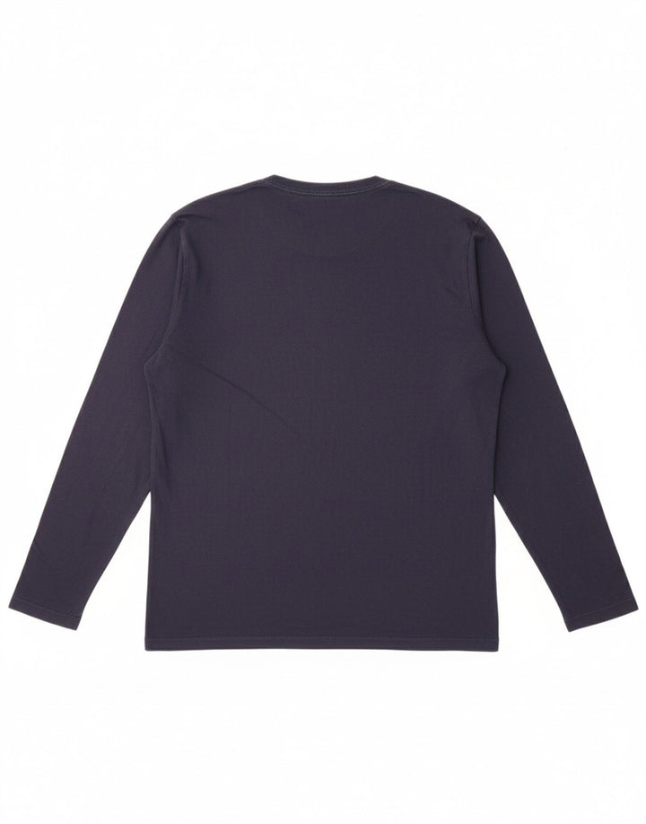 PEPE JEANS Mens Regular Fit Graphic Top Long Sleeve Medium Navy Blue