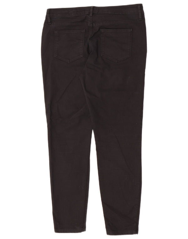 Fat Face Damen Skinny Jeans UK 14 Large W32 L27 Schwarze Baumwolle