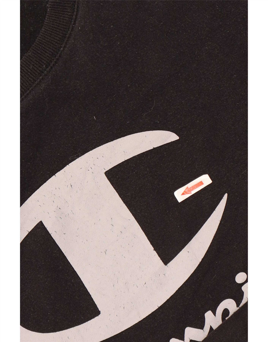 Champion Herren-Sweatshirt mit Grafik, mittelschwarze Baumwolle