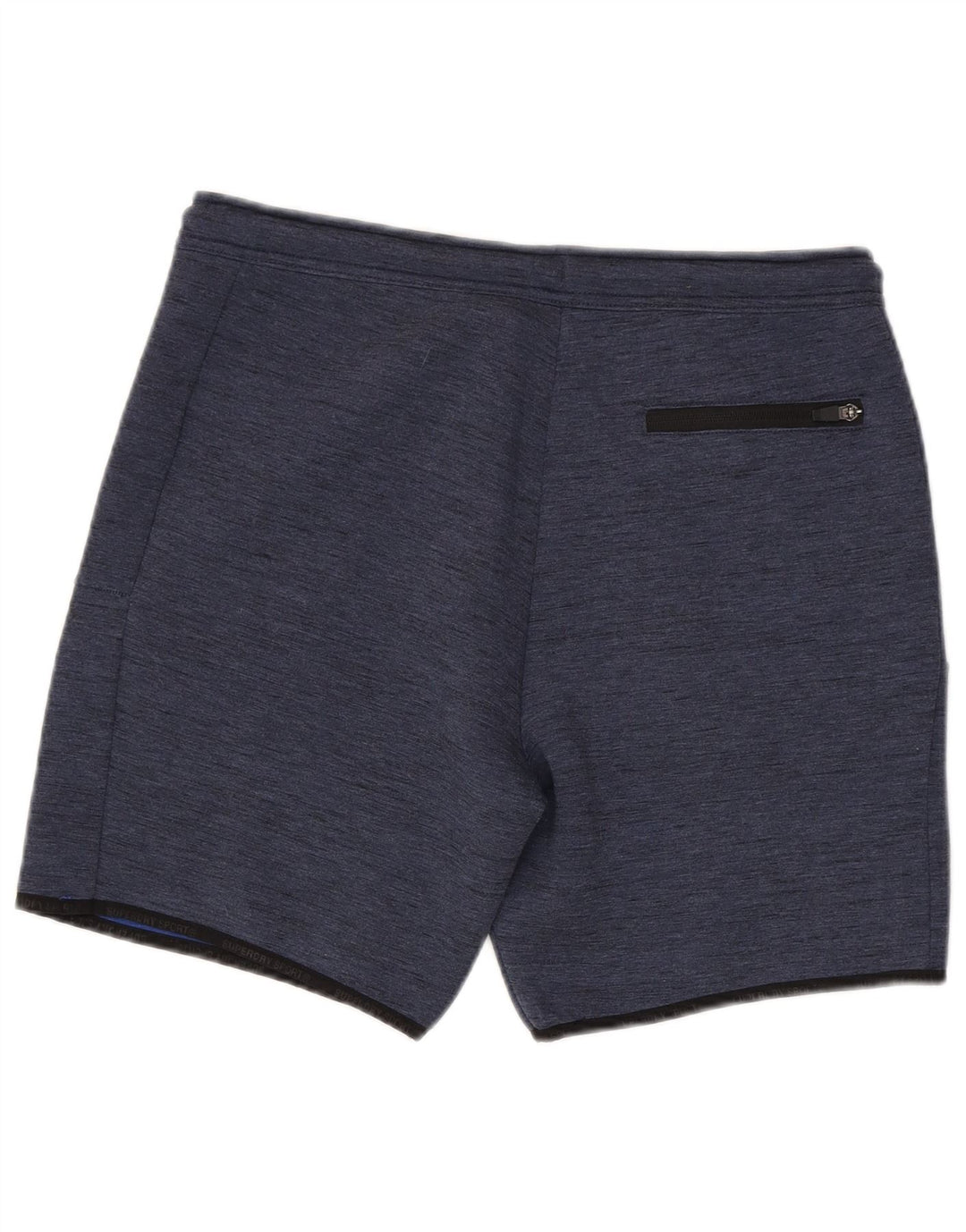 Superdry Herren-Sportshorts, groß, marineblaues Polyester