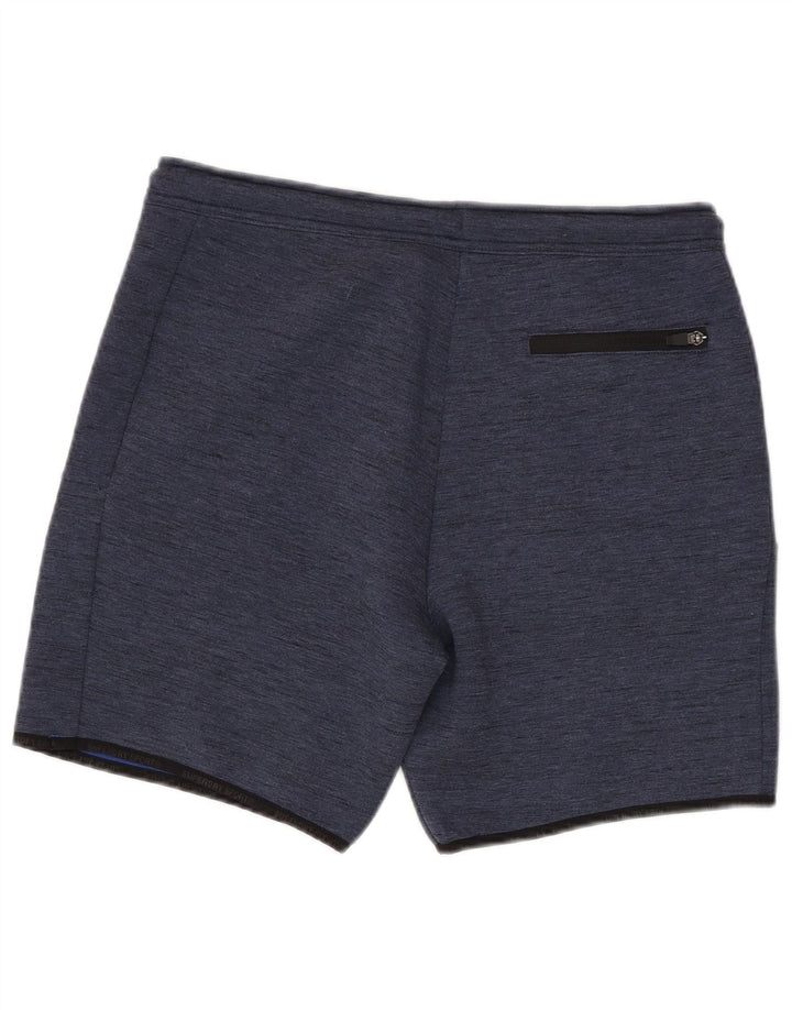 Superdry Herren-Sportshorts, groß, marineblaues Polyester