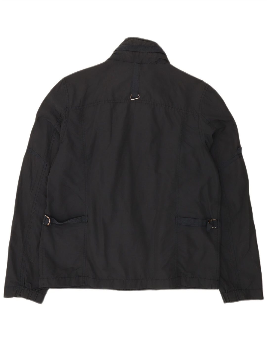 Canadiens Damen-Utility-Jacke UK 16 Large Marineblaue Baumwolle