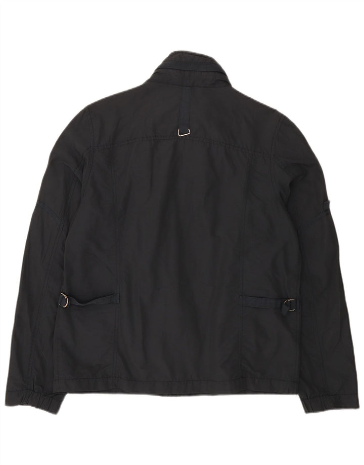 Canadiens Damen-Utility-Jacke UK 16 Large Marineblaue Baumwolle