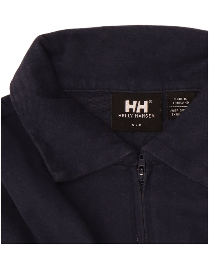Helly Hansen Damen Poloshirt UK 10 Small Marineblau Baumwolle