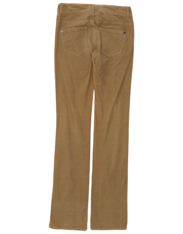 Max & Co. Damen Gerade Cordhose UK 6 XS W28 L35 Beige Baumwolle
