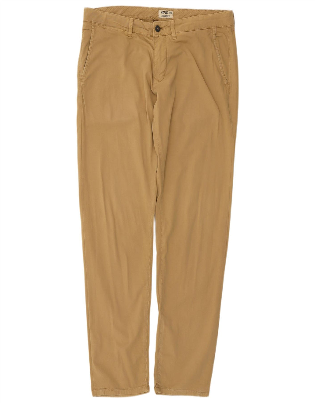 Rifle Herren Slim Chinohose W32 L32 Beige Baumwolle