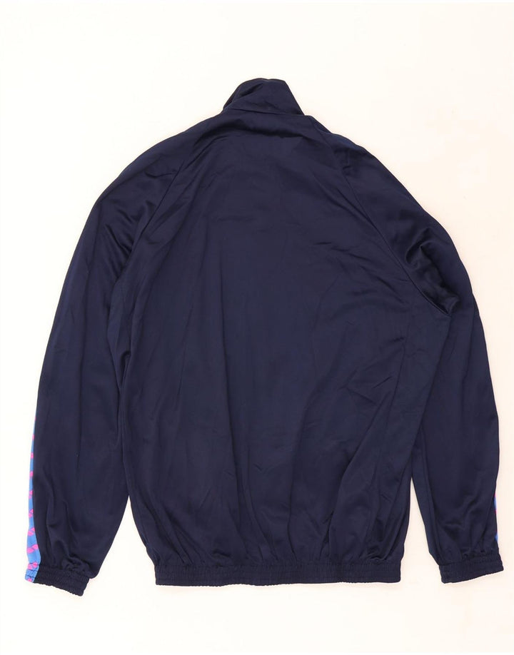 Arena Herren-Trainingsanzugoberteil mit Grafik, XL, Marineblau, Farbblock-Polyester