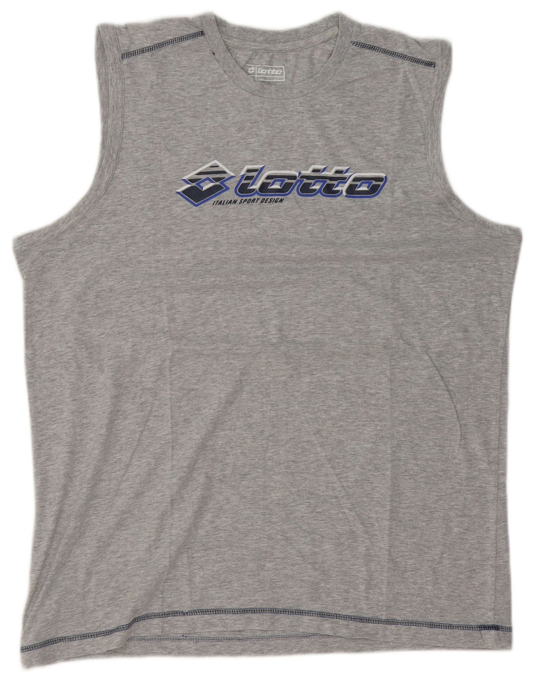 Lotto Herren Grafik-Weste Top 2XL Grau meliert