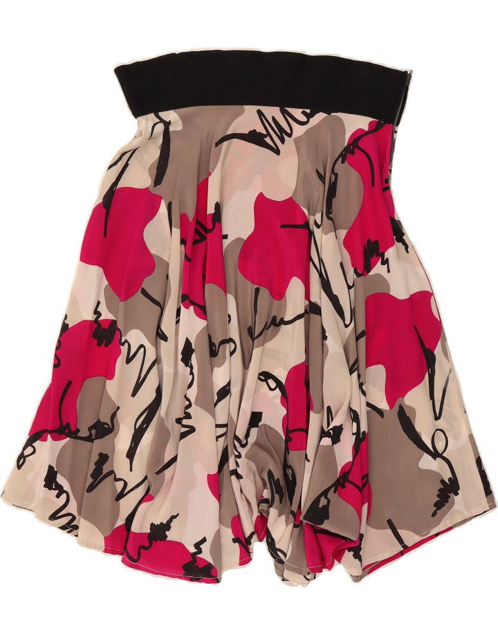 VINTAGE Womens Asymmetric A-Line Skirt W36 XL Multicoloured Vintage Vintage and Second-Hand Vintage from Messina Hembry 