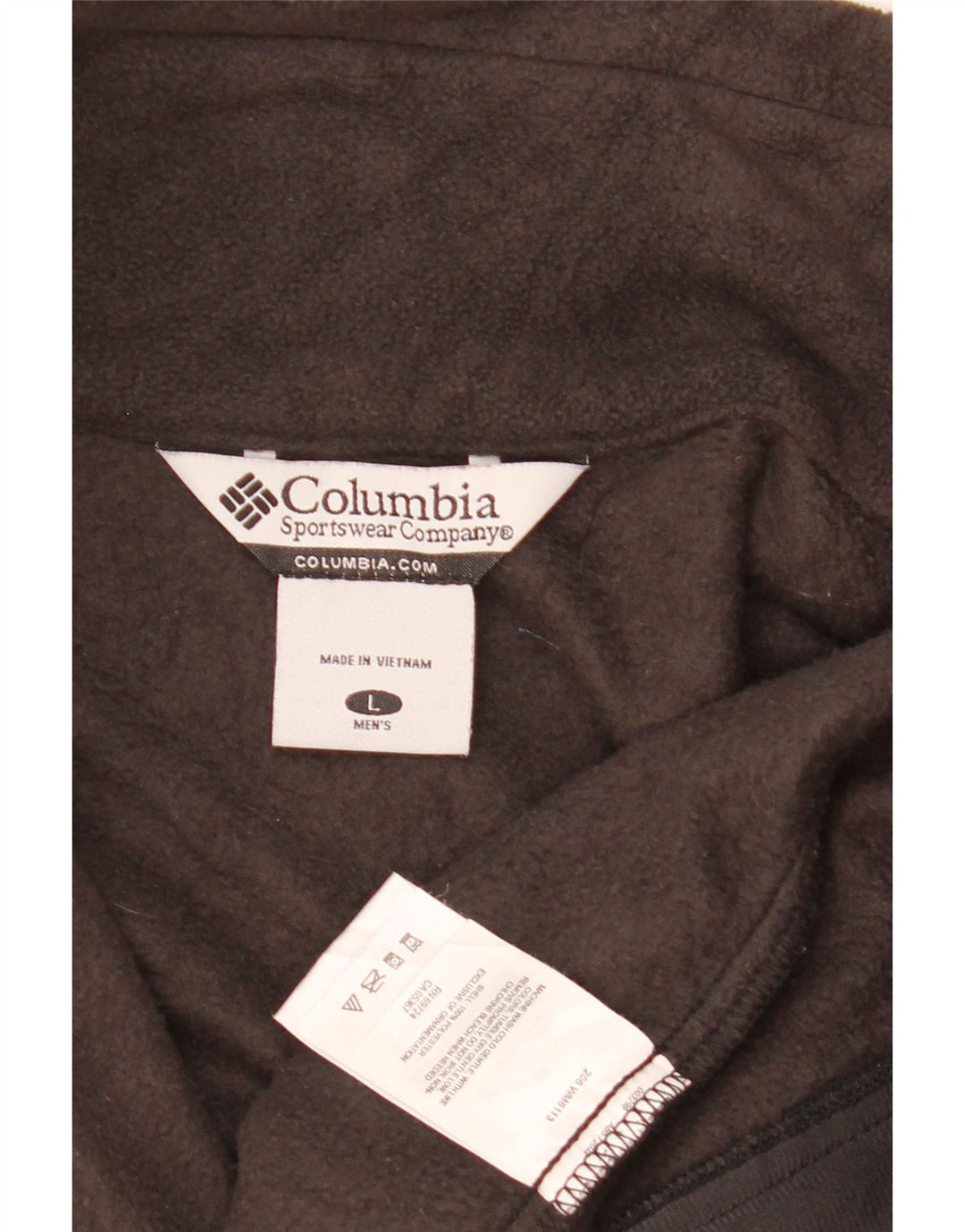 Columbia Herren Fleecejacke UK 40 Large Braun Polyester