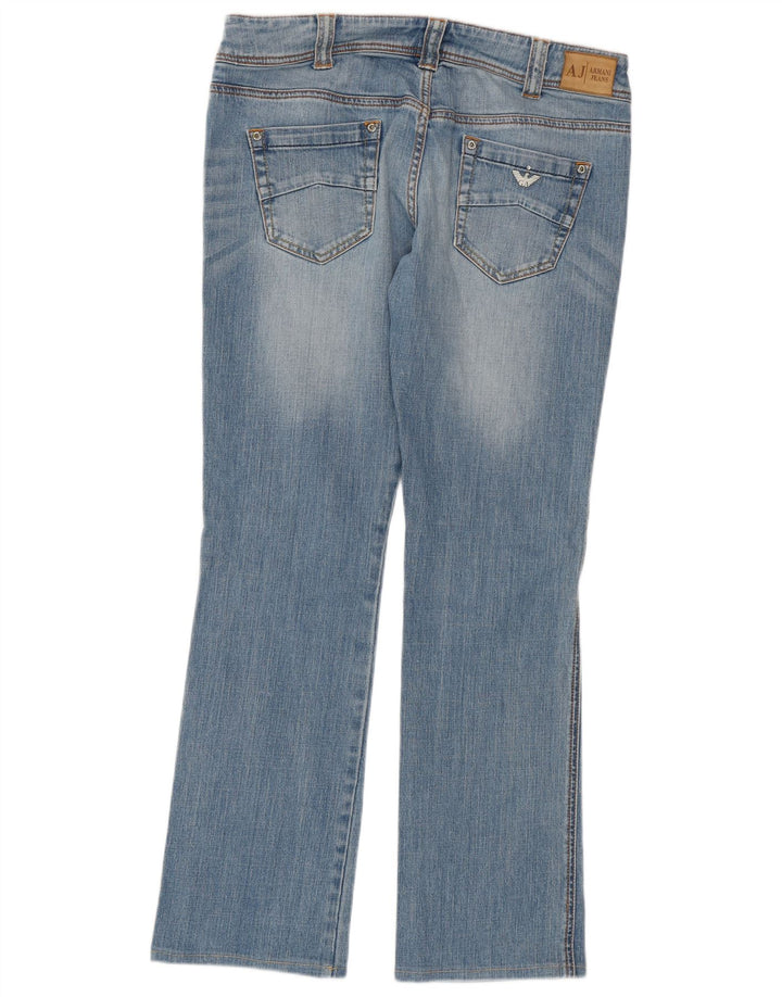 ARMANI Damen Straight Jeans W29 L30 Blau