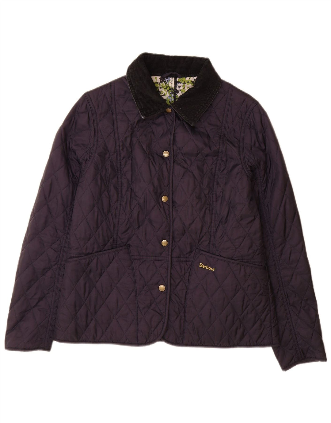 Barbour Damen Steppjacke UK 12 Medium Navy Blue Polyamid