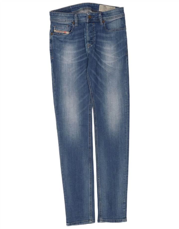 Diesel Damen Slim Jeans W28 L32 Blaue Baumwolle
