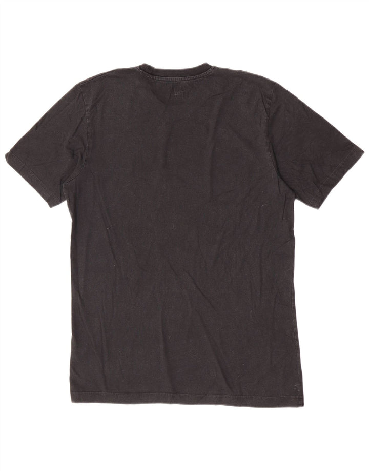 Reebok Herren Grafik T-Shirt Top Medium Schwarz Baumwolle
