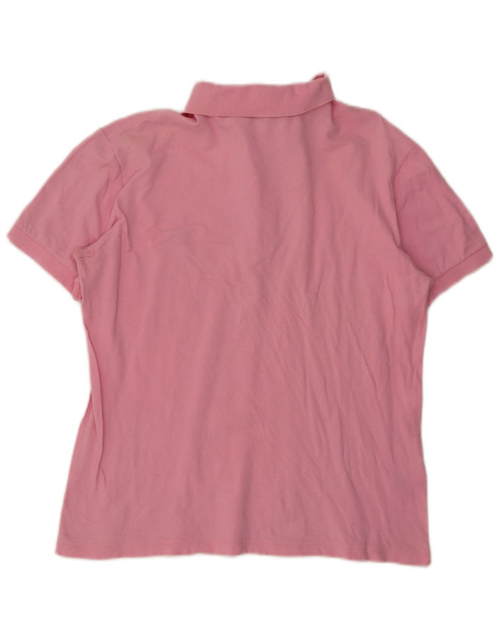 Fred Perry Herren-Poloshirt aus mittelrosa Baumwolle