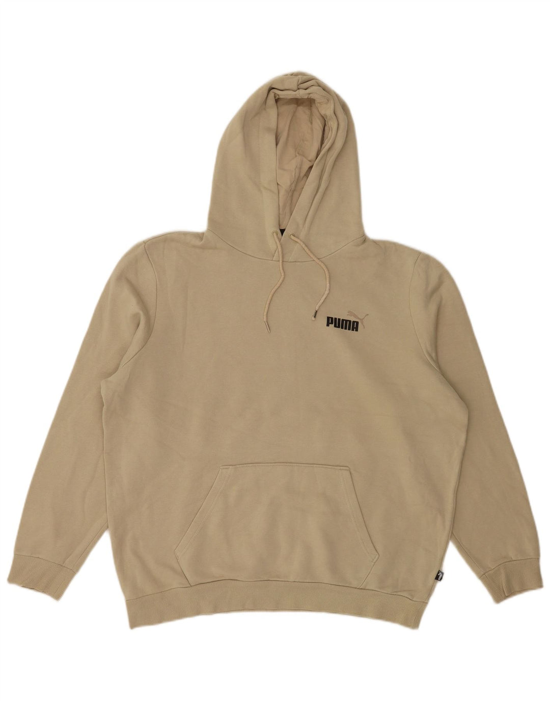 Puma Herren Kapuzenpullover, groß, beige Baumwolle