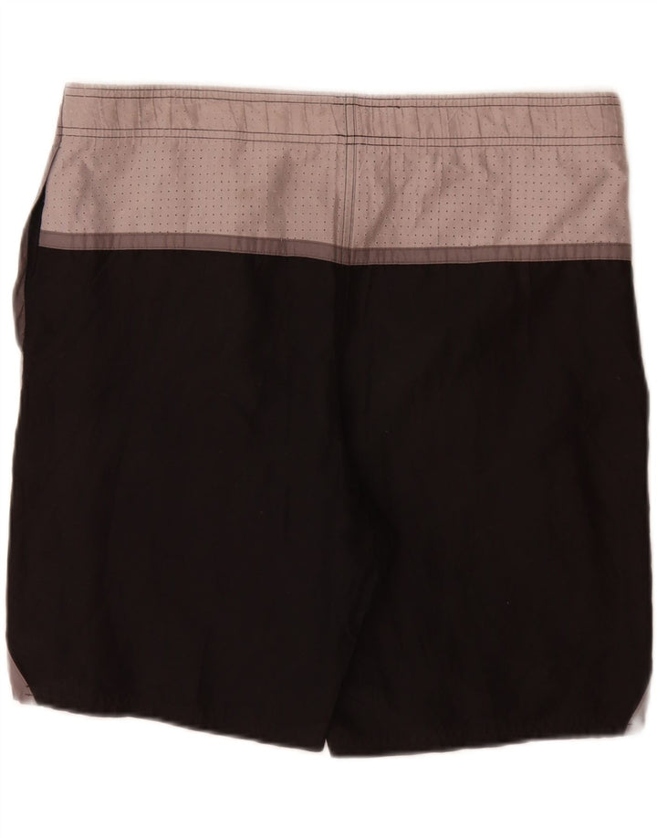 Nike Herren-Sportshorts, mittelgroß, schwarzes Farbblock-Polyester