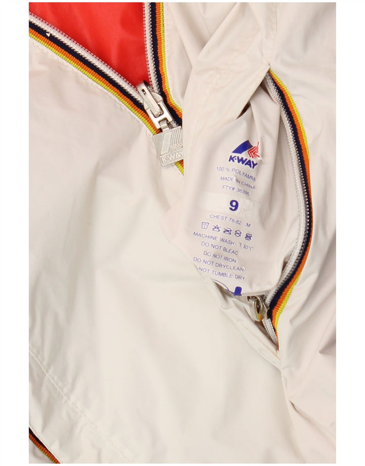 K-Way Wendejacke mit Kapuze für Mädchen, 8–9 Jahre, rot, Polyamid