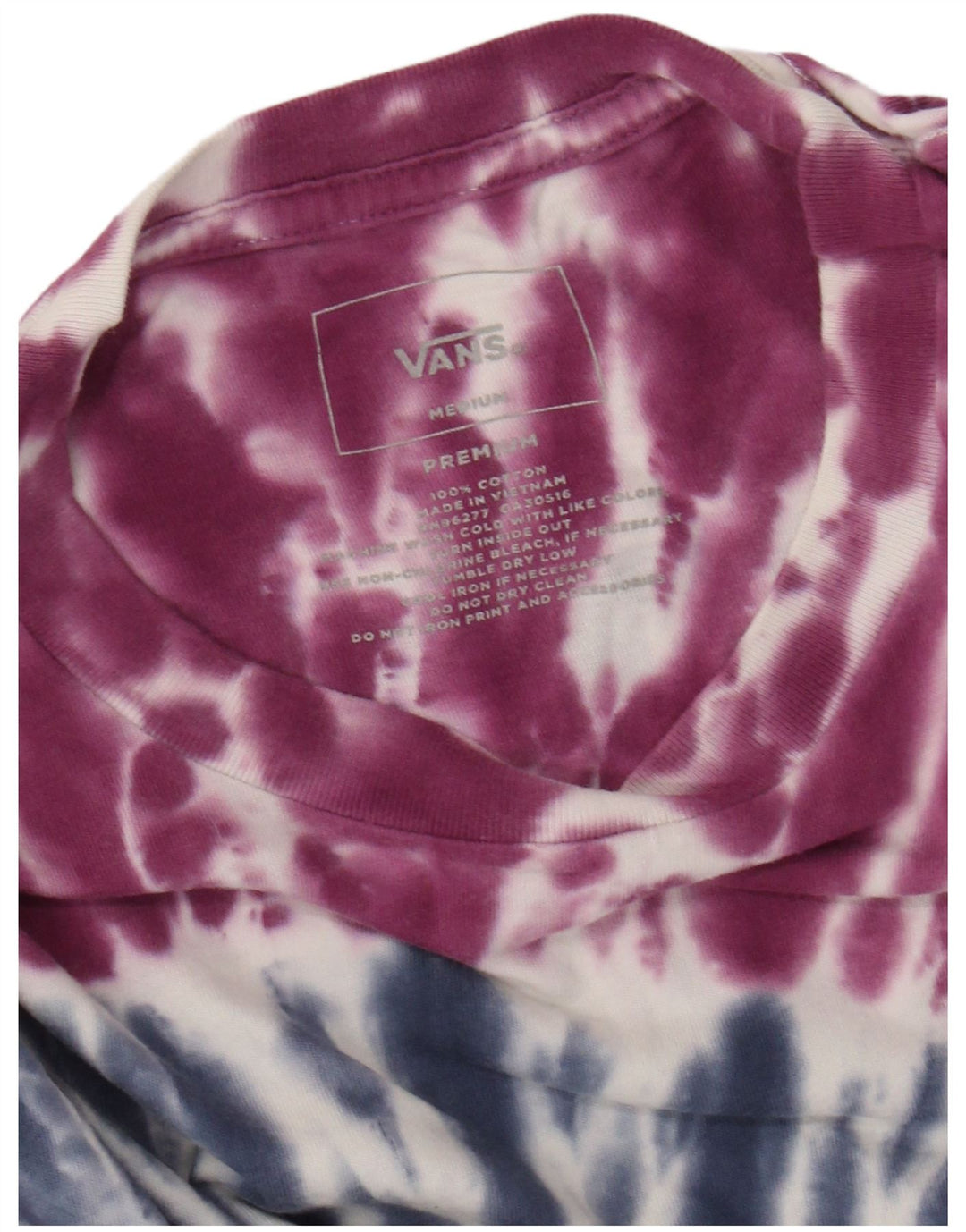 VANS Herren-T-Shirt mit Grafik, mittelgroß, mehrfarbig, Batik-Baumwolle