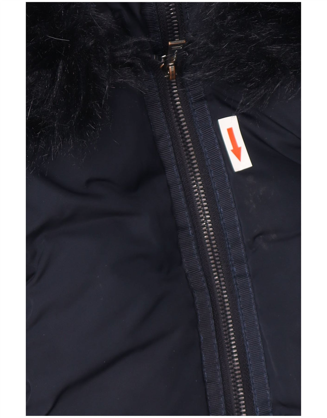 Monsoon Damen Übergroße, gepolsterte Jacke mit Kapuze, UK 14, Mittelmarineblau