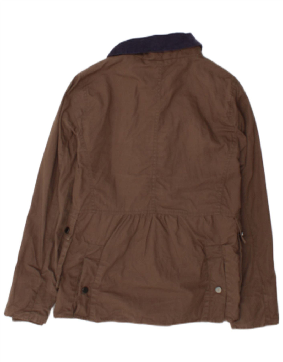 Hobbs Damen-Utility-Jacke UK 8 Small Braune Baumwolle