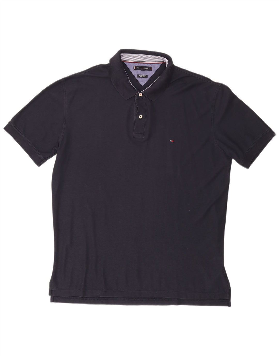 TOMMY HILFIGER Herren Regular Fit Poloshirt 3XL Marineblau Baumwolle