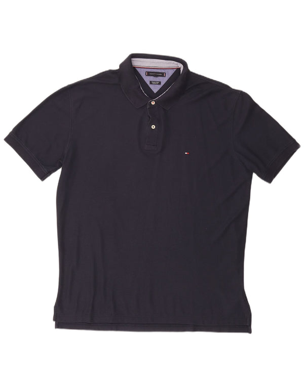 TOMMY HILFIGER Herren Regular Fit Poloshirt 3XL Marineblau Baumwolle