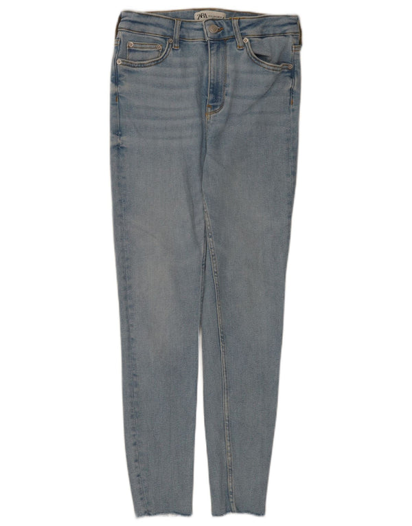Zara Damen Skinny Jeans EU 36 XS W26 L27 Blau