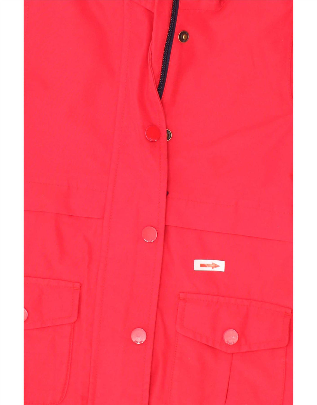 Joyce Mädchen-Regenmantel mit Kapuze, 3–4 Jahre, rotes Polyester