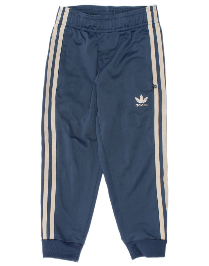 Adidas Jungen Trainingshose Jogger 4-5 Jahre Marineblau Polyester